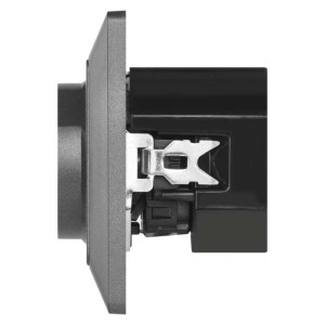 EMOS Gniazdo FRENCH z USB-A+USB-C, 3A max. IP20, antracyt | A6000.6