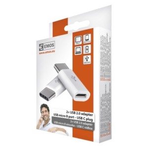 Emos Adapter USB MICRO B/F-USB C/M SM7023