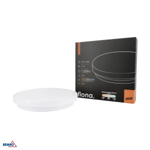BEMKO PLAFONIERA LED FIONA 12W 3000/4000/6500K 1200LM IP20 BIAŁA | C37-PLF-230-120-CCT