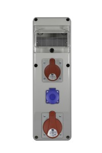 PAWBOL R-BOX SLIM 6S;1x32/5 1x16/5 1x250V IP44 | B.SLIM-6S-1