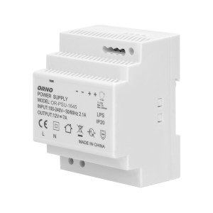 Zasilacz na szynę DIN 12VDC, 7A, 84W, szerokość 4 moduły | OR-PSU-1645