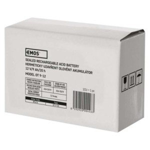 Emos Akumulator AGM 12V 9AH FAST.6,3MM | B9675