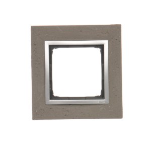 Ramka 1x DRN1/96  beton MOKRA ROB