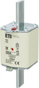 ETI Wkładka topikowa NH2 gG 200A/500V | 004185226