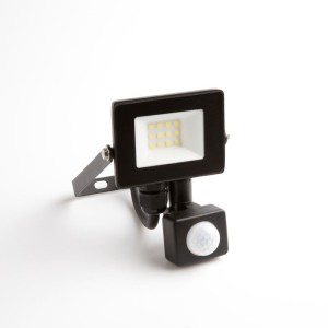 ECO LIGHT Naświetlacz LED 10W 4000K 900lm PIR IP65 | EC79878