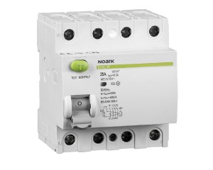 NOARK Ex9CL-N 4P 40A AC 30mA 6kA EU  108332