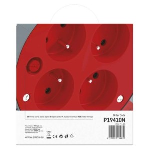 Emos  Przedłużacz zwijany 4G 10m 3x1mm2  | P19410N