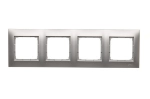 Ramka 4-krotna sreb.mat  DR4/43