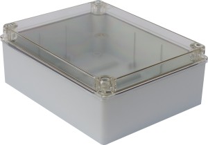 Puszka hermetyczna 240x190x90 b/dł.p.przeźr.IP65 bezhalogenowa | S-BOX 516-P