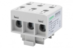 F-ELEKTRO Listwa LZ w korpusie ZU 3-torowa 3x35mm2- szara | F2.0539