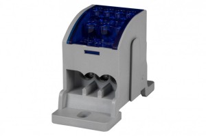F-ELEKTRO Blok rozdzielczy  LKN 80A (3x16 - 4x6) Al/Cu- niebieski  | F2.0331