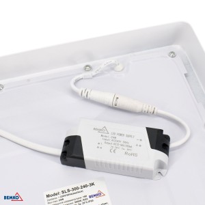 Bemko Oprawa LED SLS 12W 4000K 1140lm IP20 kwadrat | C39-SLS-180-120-4K