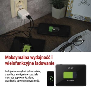 Emos Ładowarka USB GaN PD 35 W max. | V03G35