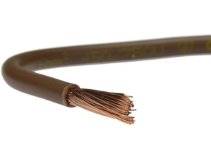 Elektrokabel Przewód LgY 1x10 brązowy (H07V-K) / opak 100m | LGY 1 X 10 BRĄZOWY