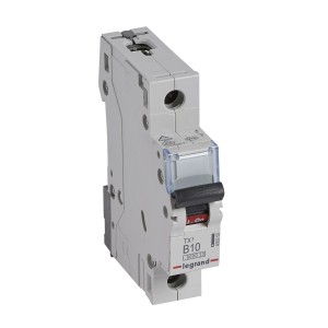 WYŁĄCZNIK NADPRĄDOWY S 301 1P B 10A 6000A SERII TX3 | 403355
