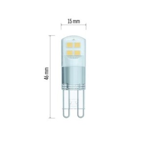 Emos LED CLS JC 1,9W(21W) 210lm G9 WW | ZQ9526