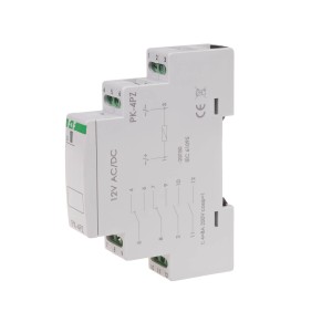 F&F Przek.elektromagnetyczny 12V AC/DC  PK-4PZ-12V