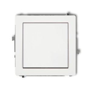 Karlik DWP-1 Łącznik jednobiegunowy biały Deco