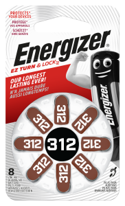 Energizer Bateria słuchowa TFT AZ 312 / 8 | 7638900425741