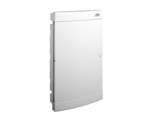 Noark Plast. obudowa instal., białe drzwi, podtynk., IP40, 3 rzędy, 3x18 modułów 106199