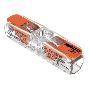 WAGO Przelotowa złączka instal. 221 Inline transpa2024-04-22 06:10:05 | 221-2411