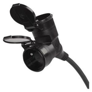 Emos Przedłużacz 2G 20m 1,5mm guma  P0603
